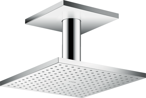 Hansgrohe - Axor ShowerSolutions Showerhead 250 Square 2-Jet Ceiling Connection, 2.5 GPM