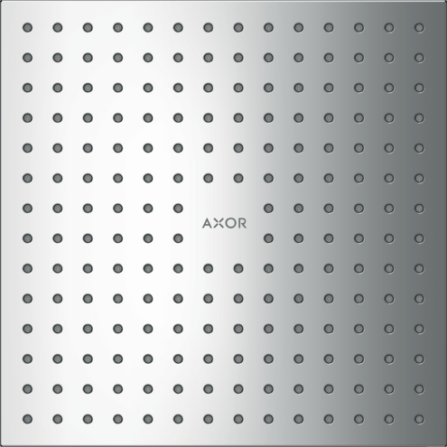 Hansgrohe - Axor ShowerSolutions Showerhead 250 Square 2-Jet, 2.5 GPM