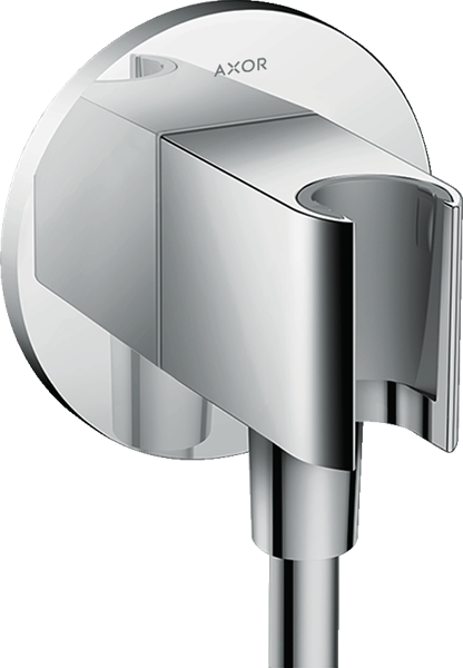 Hansgrohe - Axor ShowerSolutions Wall Outlet with Handshower Holder, Round