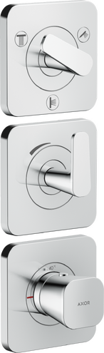 Hansgrohe - Axor Citterio C Thermostatic Module Trim 15 Inch x 5 Inch for 3 Functions