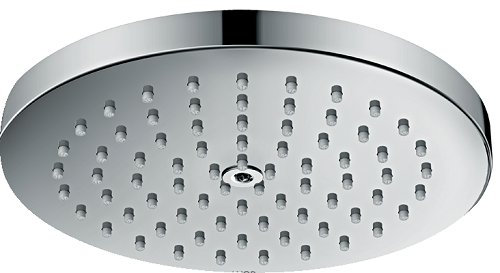Hansgrohe - Axor ShowerSolutions Showerhead 180 1-Jet Powder Rain, 1.75 GPM