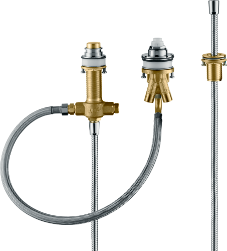 Hansgrohe - Rough, 3-Hole Roman Tub Set with Single Handle