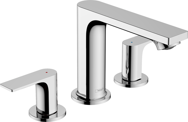 Hansgrohe - Rebris E Widespread Faucet 110 with Pop-Up Drain, 1.2 GPM