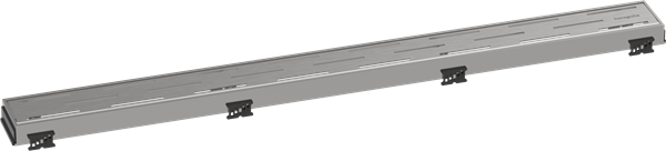 Hansgrohe - RainDrain Match Trim Classic 31 1/2 Inch with Height Adjustable Frame