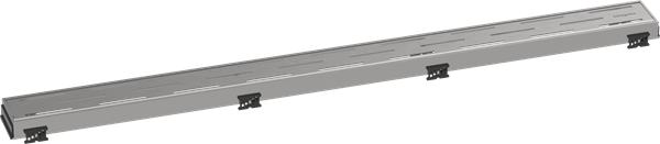 Hansgrohe - RainDrain Match Trim Classic 35 1/4 Inch with Height Adjustable Frame