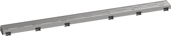 Hansgrohe - RainDrain Match Trim Classic 39 3/8 Inch with Height Adjustable Frame