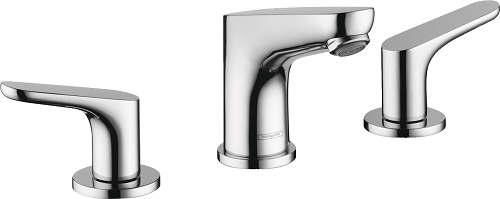 Hansgrohe - Focus Widespread Faucet 100 with Pop-Up Drain, 1.0 GPM