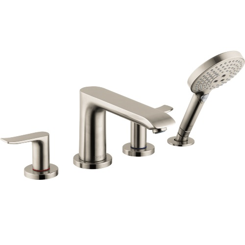 Hansgrohe - Metris 4-Hole Roman Tub Set Trim with 1.75 GPM Handshower