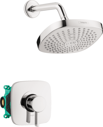 Hansgrohe - Croma Select E Pressure Balance Shower Set with Rough, 2.0 GPM