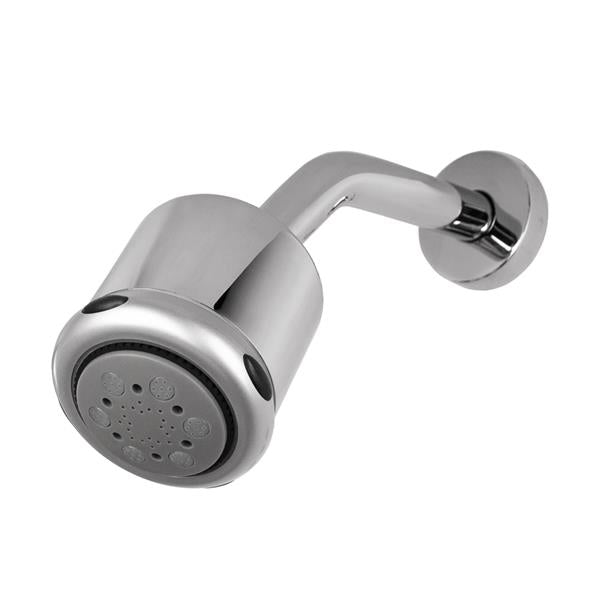 Lacava - Cigno Wall-Mount Tilting Round Shower Head, Three Jets