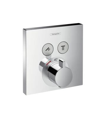 Hansgrohe - ShowerSelect Thermostatic Trim for 2 Functions, Square