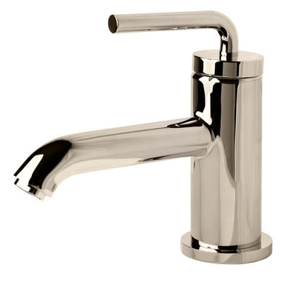 Lacava - Cigno Deck-Mount Single-Hole Faucet With A Pop-Up And Curved Lever Handle