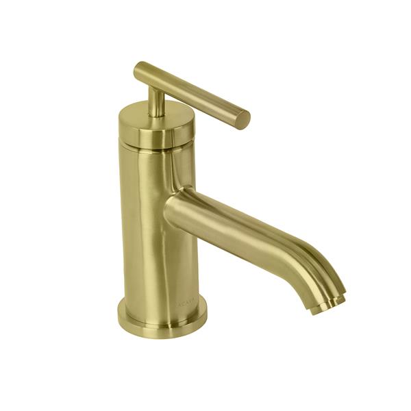 Lacava - Cigno Deck-Mount Single-Hole Faucet With A Pop-Up And Lever Handle