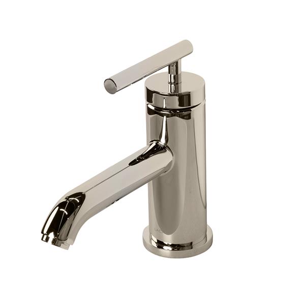 Lacava - Cigno Deck-Mount Single-Hole Faucet With A Pop-Up And Lever Handle