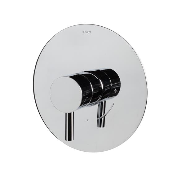 Lacava - Cigno Cigno Trim - Built-In Progressive Pressure Balancing Mixer With A Lever Handle And Round Backplate