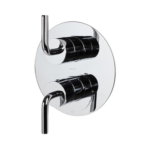 Lacava - Cigno Trim, Sharing, Built-In Progressive Pressure Balancing Mixer With 2-Way Diverter