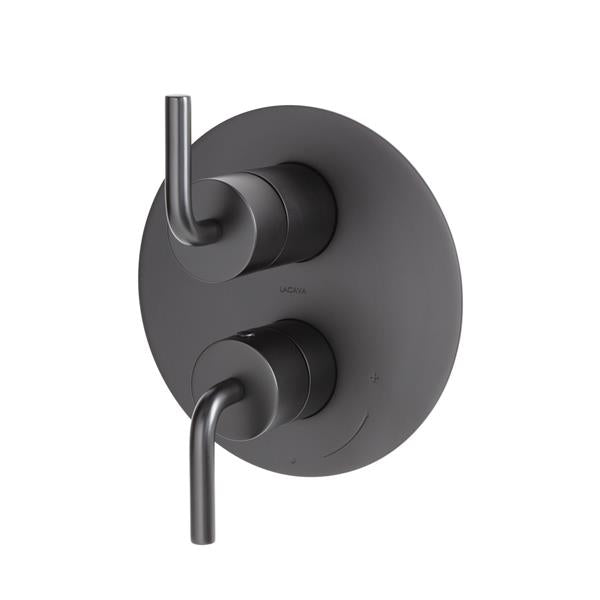 Lacava - Cigno Trim, Sharing, Built-In Progressive Pressure Balancing Mixer With 3- Way Diverter