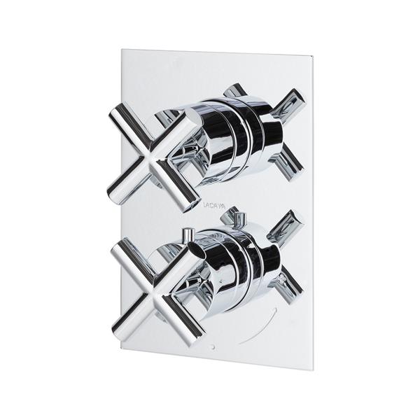 Lacava - Cigno Trim Only - Thermostatic Valve W/1 Way Volume, Gpm 9 (60Psi)