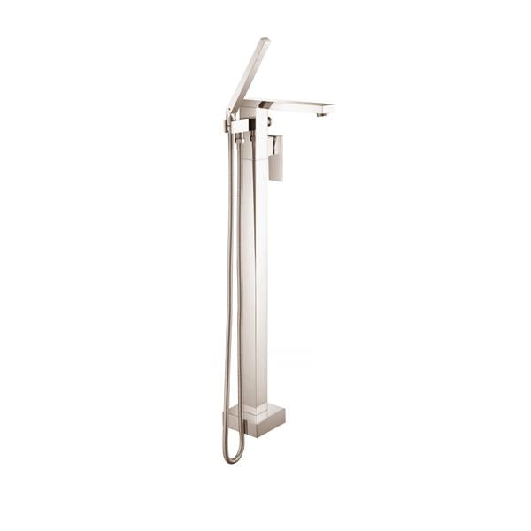 Flusso - Freestanding Floor Mount Bathtub / Tub Filler With Hand Shower