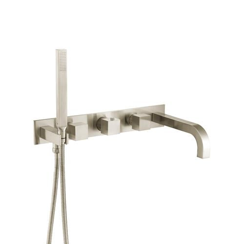 Flusso - Wall Mount Tub Filler With Hand Shower