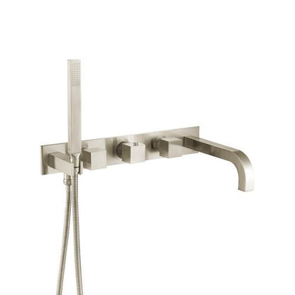 Flusso - Wall Mount Tub Filler With Hand Shower
