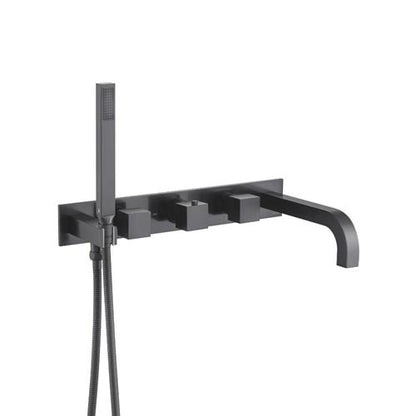 Flusso - Trim For Wall Mount Tub Filler With Hand Shower