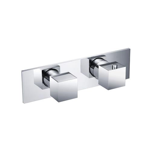 Isenberg - 3/4 Inch Horizontal Thermostatic Shower Valve & Trim - 2 Output