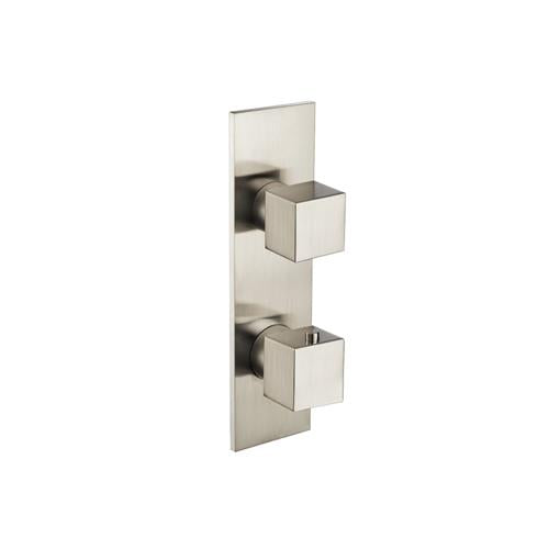 Flusso - 3/4 Inch Thermostatic Shower Valve & Trim  - 3-Output