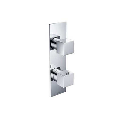 Flusso - 3/4 Inch Thermostatic Shower Valve & Trim  - 3-Output