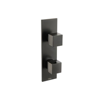 Flusso - 3/4 Inch Thermostatic Shower Valve & Trim  - 3-Output