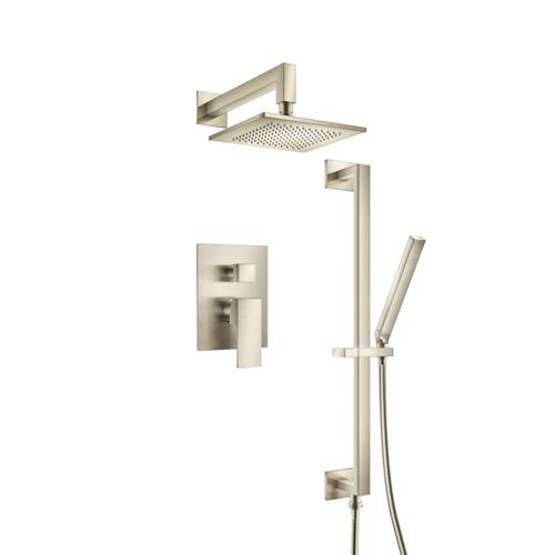 Flusso - Two Output Shower Set With Shower Head, Hand Held And Slide Bar