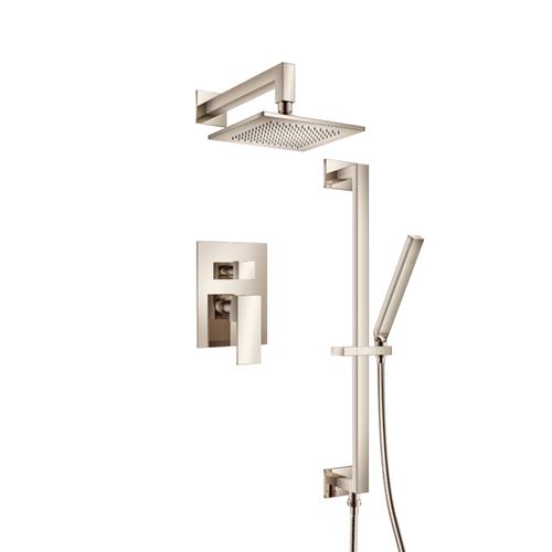 Flusso - Two Output Shower Set With Shower Head, Hand Held And Slide Bar