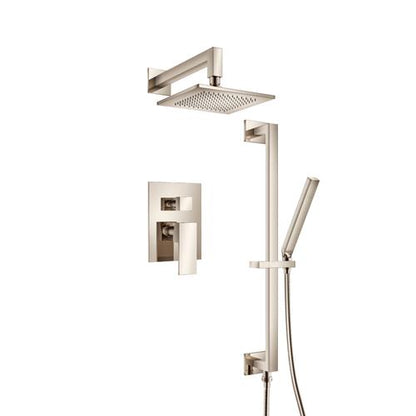 Flusso - Two Output Shower Set With Shower Head, Hand Held And Slide Bar