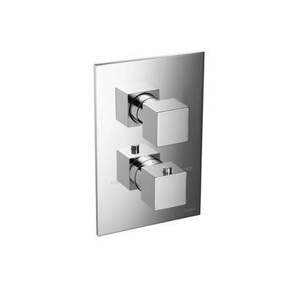 Flusso - 3/4 Inch Thermostatic Shower Valve & Trim - 1 Output