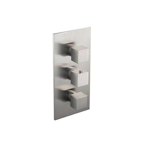Flusso - 3/4 Inch Thermostatic Valve With Trim - 3 Output