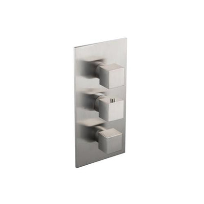 Flusso - 3/4 Inch Thermostatic Valve With Trim - 3 Output