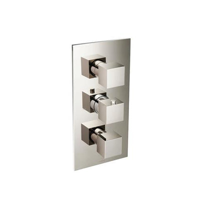 Flusso - 3/4 Inch Thermostatic Valve With Trim - 3 Output