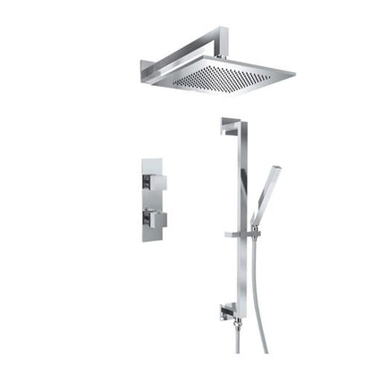Isenberg - Two Output Shower Set With Shower Head, Hand Held And Slide Bar