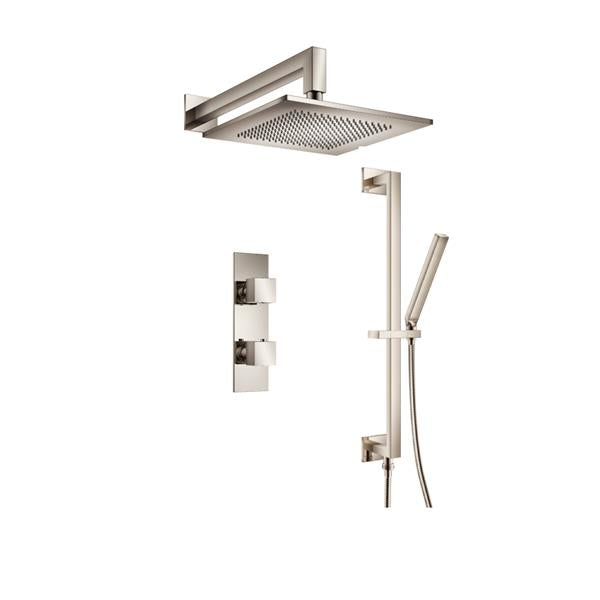 Isenberg - Two Output Shower Set With Shower Head, Hand Held And Slide Bar