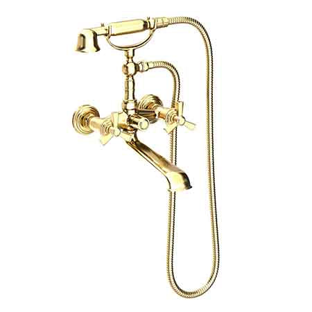 Newport Brass - Exposed Tub & Hand Shower Set - Wall Mount