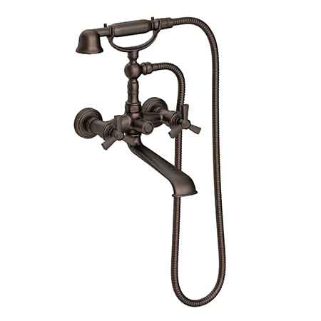 Newport Brass - Exposed Tub & Hand Shower Set - Wall Mount