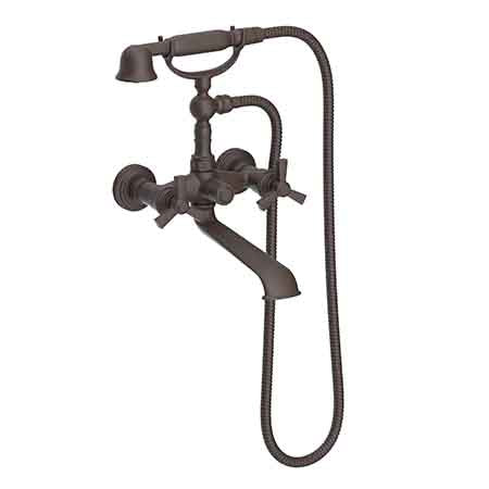 Newport Brass - Exposed Tub & Hand Shower Set - Wall Mount