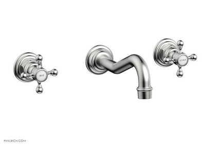 Phylrich - Henri Wall Lavatory Set With - Cross Handles