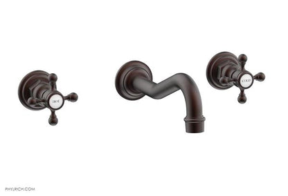 Phylrich - Henri Wall Lavatory Set With - Cross Handles