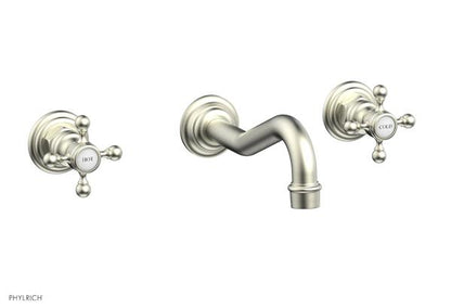 Phylrich - Henri Wall Lavatory Set With - Cross Handles