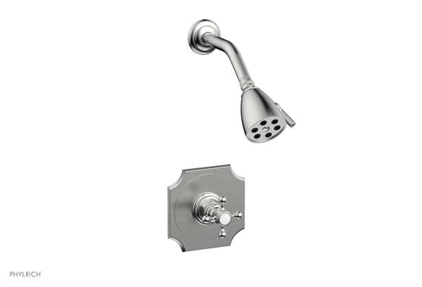 Phylrich - Henri Pressure Balance Shower Set - Cross Handle