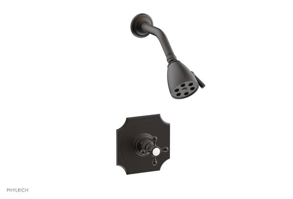 Phylrich - Henri Pressure Balance Shower Set - Cross Handle