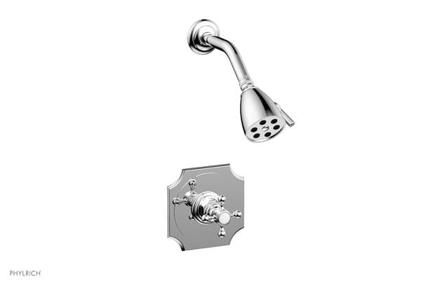 Phylrich - Henri Pressure Balance Shower Set - Cross Handle