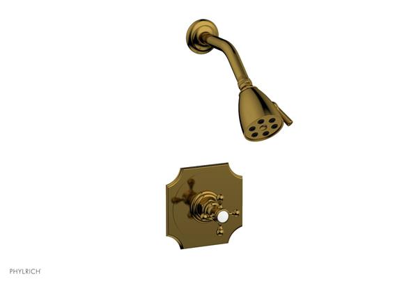 Phylrich - Henri Pressure Balance Shower Set - Cross Handle