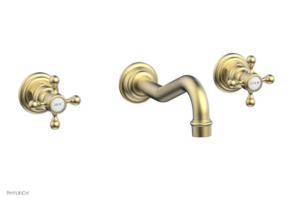 Phylrich - Henri Wall Mount Tub Set - Cross Handles